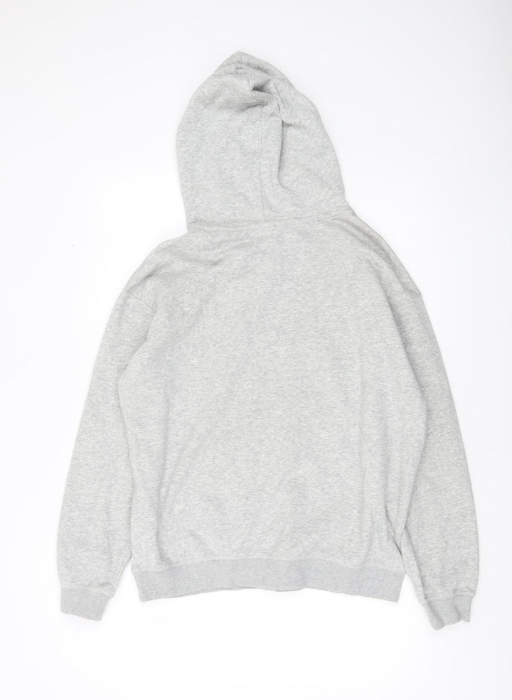 H&M Men’s Grey Pullover Hoodie S New York City Logo Fleece