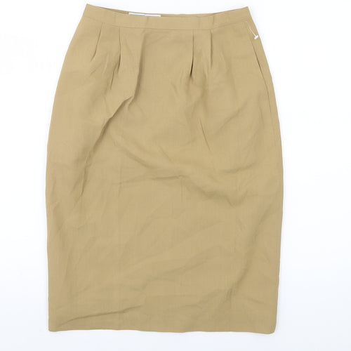 Dress Barn Women’s Beige Pencil Skirt Size 8 Knee Length