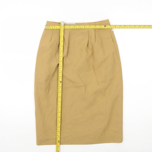Dress Barn Women’s Beige Pencil Skirt Size 8 Knee Length