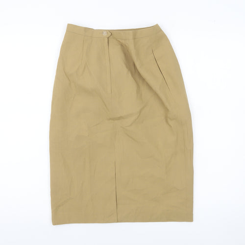 Dress Barn Women’s Beige Pencil Skirt Size 8 Knee Length