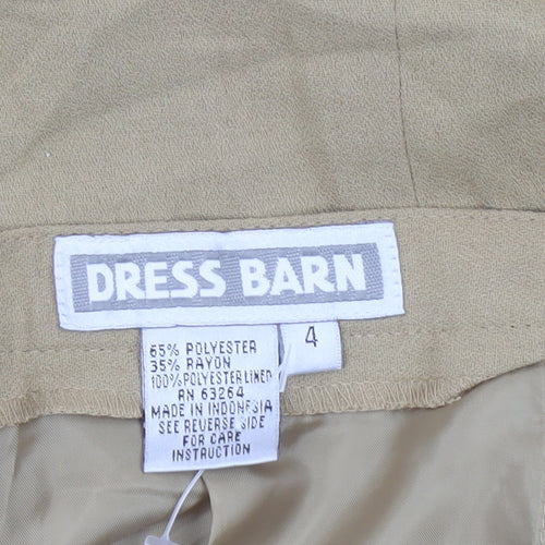 Dress Barn Women’s Beige Pencil Skirt Size 8 Knee Length