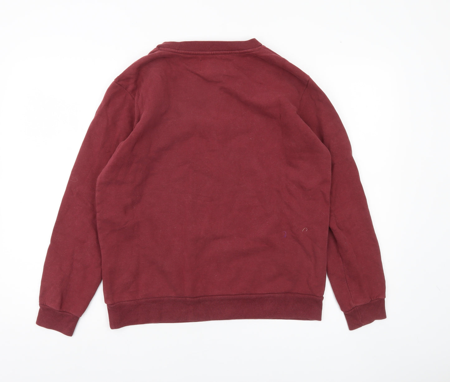 Calvin Klein Jeans Women's Red Pullover Sweatshirt Size S Logo