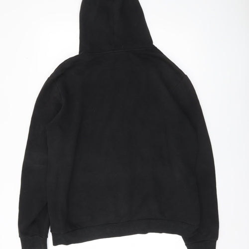 Puma Men’s Black Pullover Hoodie L Regular Fit Fleece Sweatshirt