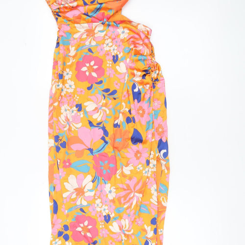 Cherley Women’s Multicoloured Floral One Shoulder Slip Dress S