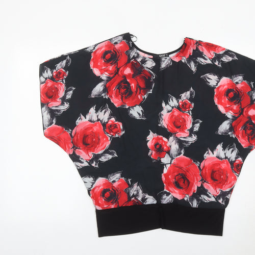 Quiz Women’s Multicoloured Floral Tunic Blouse Size 12