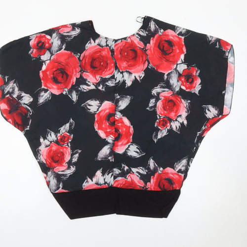 Quiz Women’s Multicoloured Floral Tunic Blouse Size 12