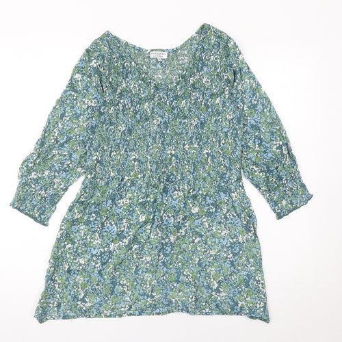 Cerulean Women’s Multicoloured Floral Tunic Blouse Size 10