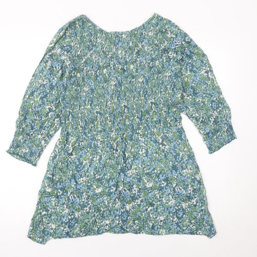 Cerulean Women’s Multicoloured Floral Tunic Blouse Size 10