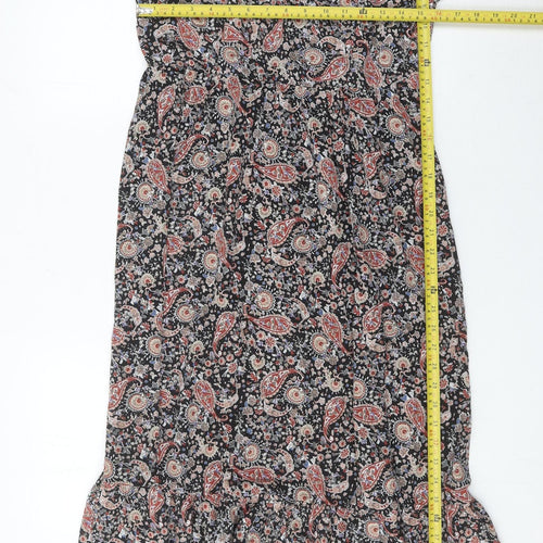 Blue Vanilla Women’s Multicoloured Paisley Midi Shift Dress UK 12
