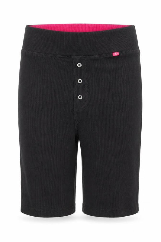 Front view of Marks & Spencer Women Black XS Biker Shorts Stretch Cotton