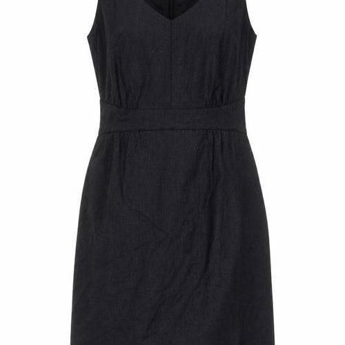 Gap Womens Black Wool Blend Sheath Dress Size 6 V-Neck Workwear