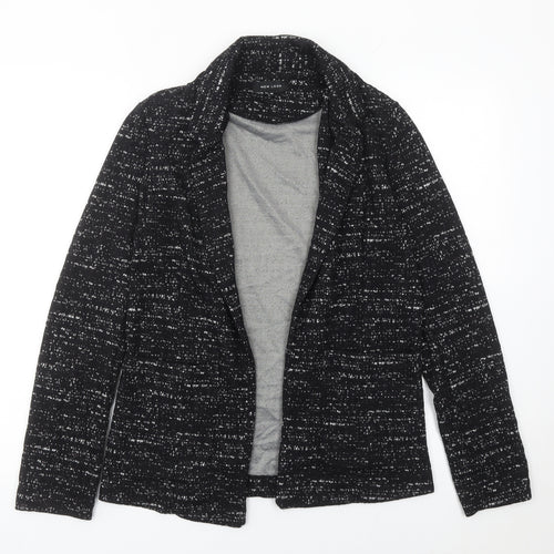 New Look Women’s Black Flecked Blazer Size 10 Workwear Jacket