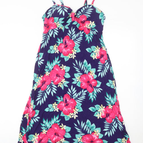 Debenhams Women’s Multicoloured Floral Slip Dress Size 10