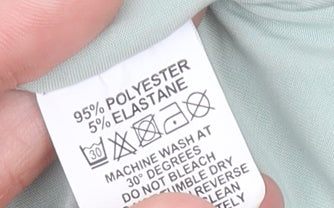 EGO Women’s Green Size 6 Mini Pleated Ruffle Skirt