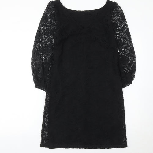 Dorothy Perkins Women’s Black Lace Sheath Dress Size 8