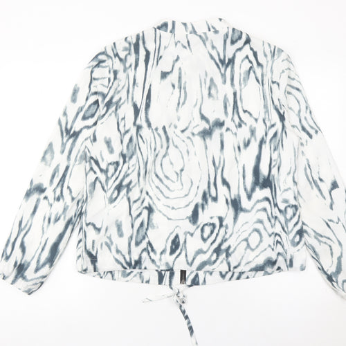 Passport Womens Multicoloured Animal Print Jacket Size 12