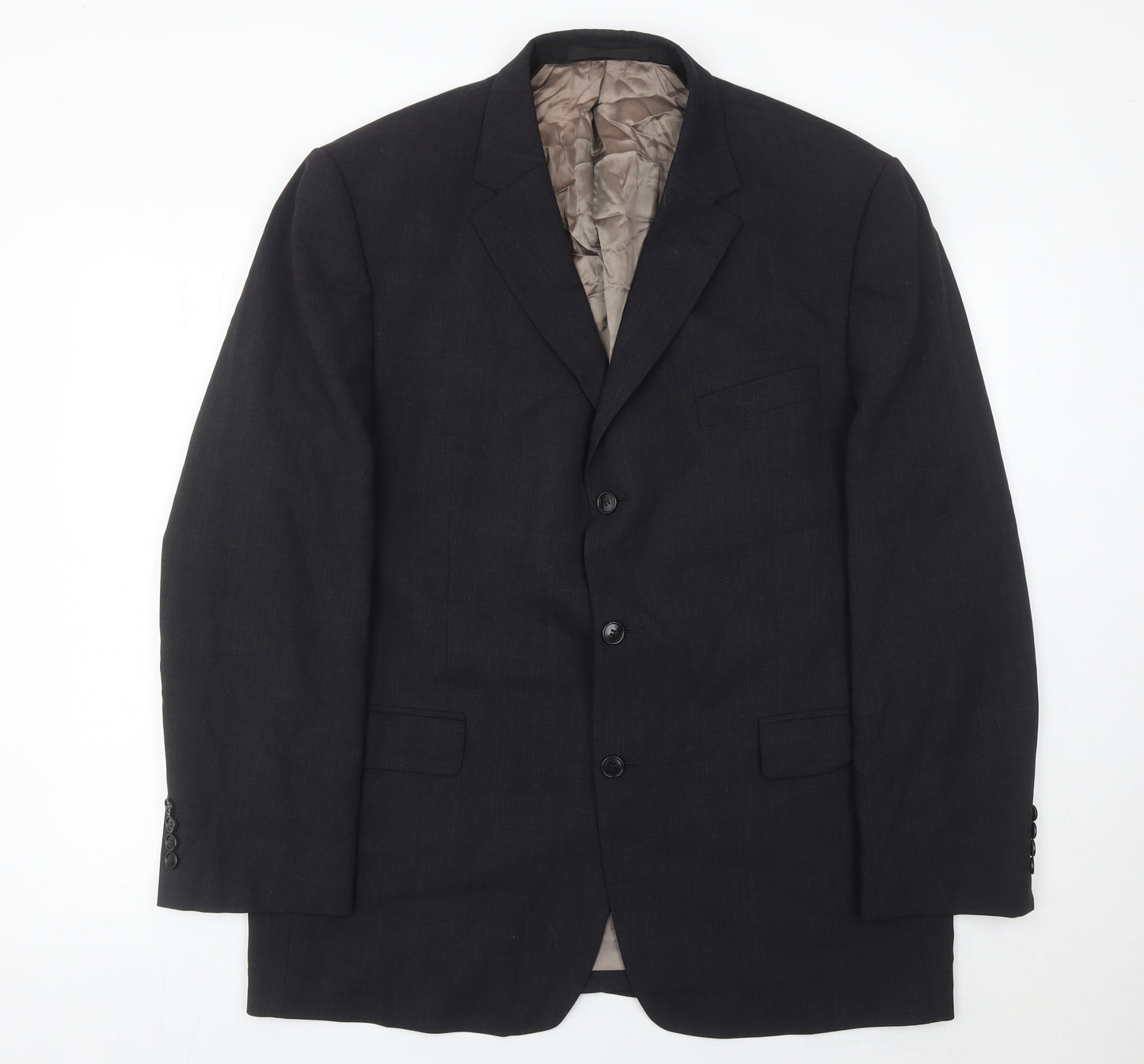 Marks and Spencer Men’s Grey Wool Blend Blazer Jacket 44 M