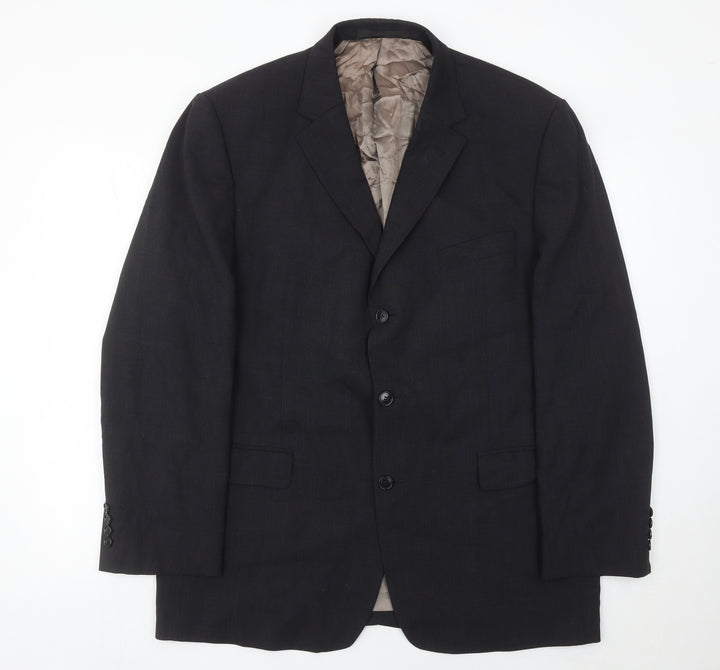 Marks and Spencer Men’s Grey Wool Blend Blazer Jacket 44 M