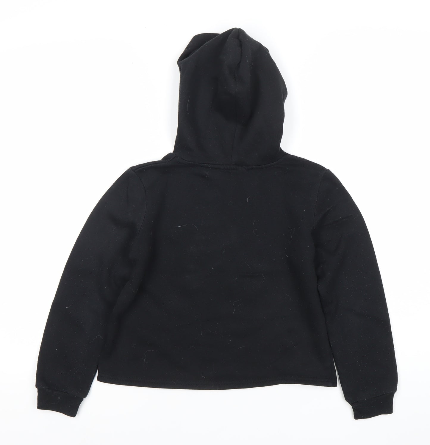 Harry Potter Girls Black Sequin Pullover Hoodie 11 Years Fleece