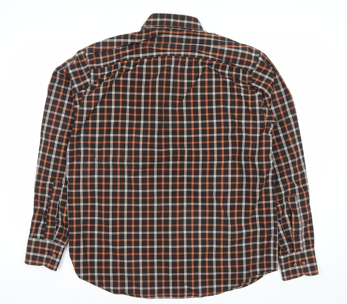 Jazzy Studio Men's Multicoloured Plaid Button-Up Shirt M Regular Fit