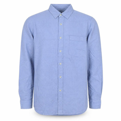 Topman Men’s Blue Cotton Long Sleeve Dress Shirt S Regular Fit