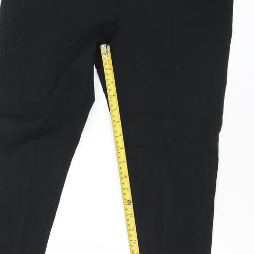 Marks and Spencer Women’s Black Slim Skinny Jeans Size 10 with Zip Accents