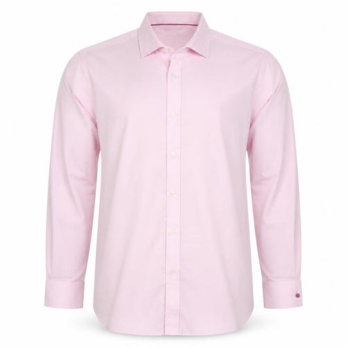 Taylor & Wright Men’s Pink 16.5 Regular Fit Cotton Dress Shirt