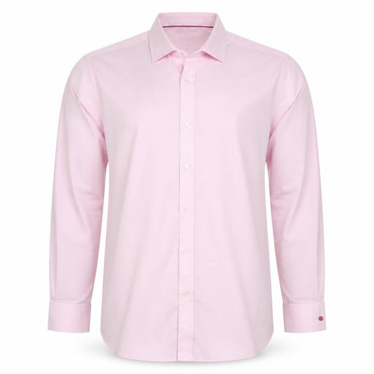Taylor & Wright Men’s Pink 16.5 Regular Fit Cotton Dress Shirt