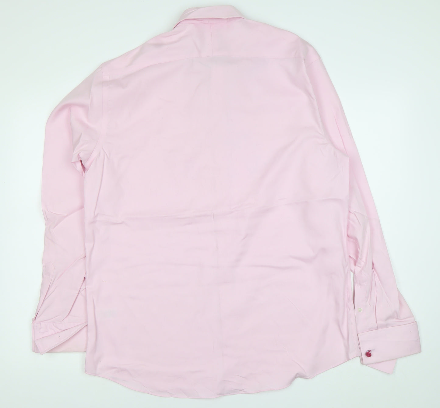 Taylor & Wright Men’s Pink 16.5 Regular Fit Cotton Dress Shirt