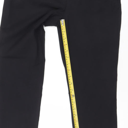 Massimo Dutti Womens Black Slim Dress Pants Size 12 Workwear