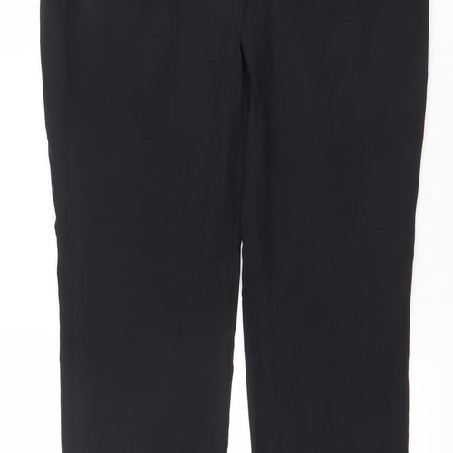Massimo Dutti Womens Black Slim Dress Pants Size 12 Workwear