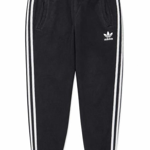 Adidas Boys Black 13-14Y Jogger Track Pants with Side Stripes