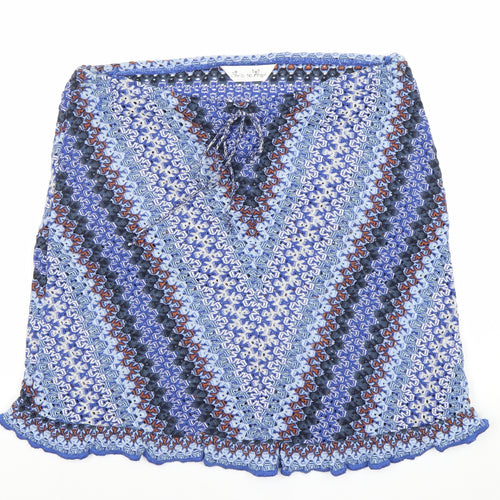 She's No Angel Women's Blue Size 16 Knit Pencil Skirt