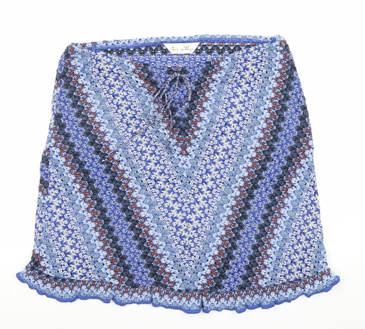 She's No Angel Women's Blue Size 16 Knit Pencil Skirt
