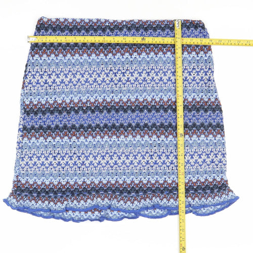 She's No Angel Women's Blue Size 16 Knit Pencil Skirt
