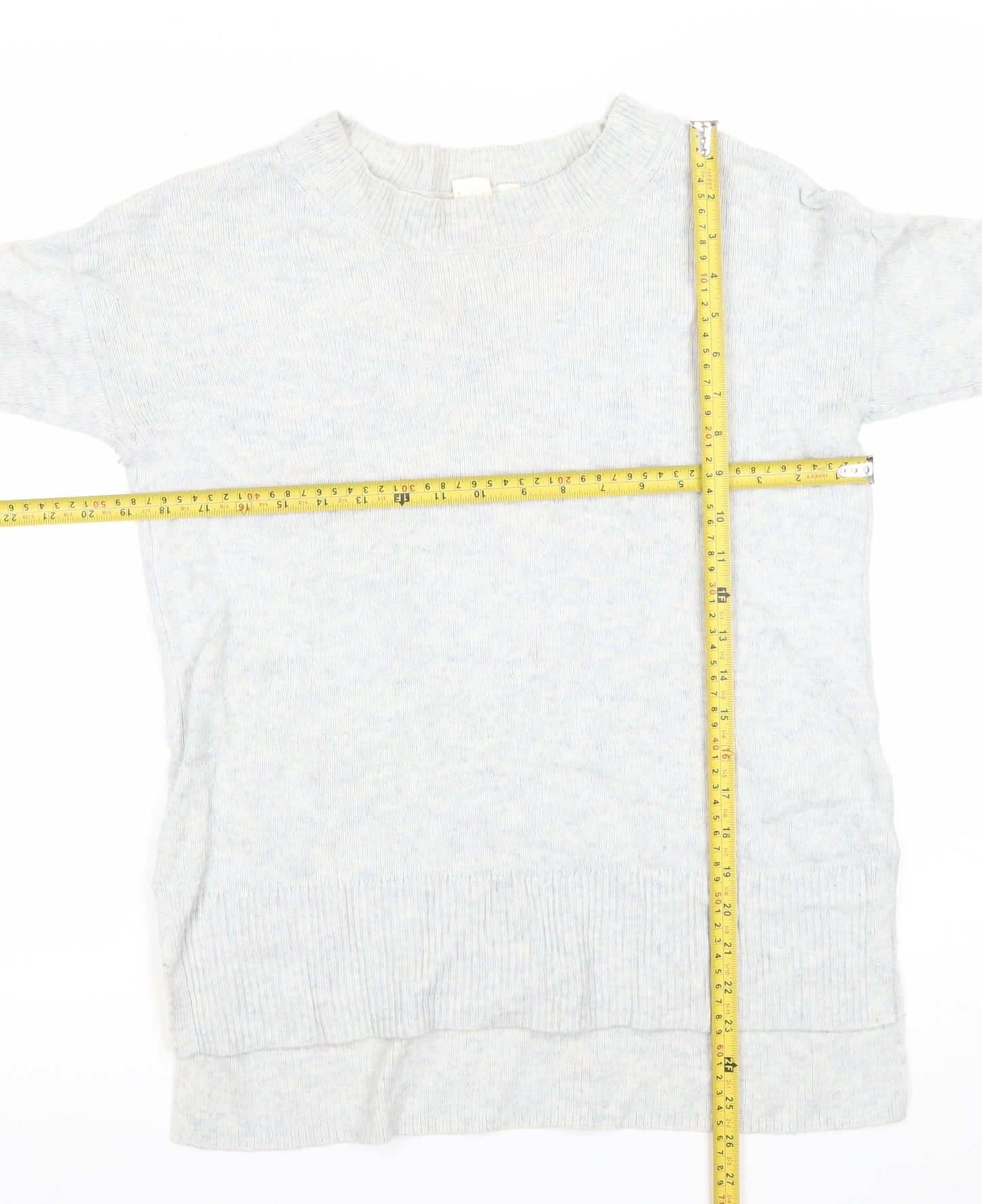 GAP Women’s Grey Wool Cotton Blend XS Pullover Jumper