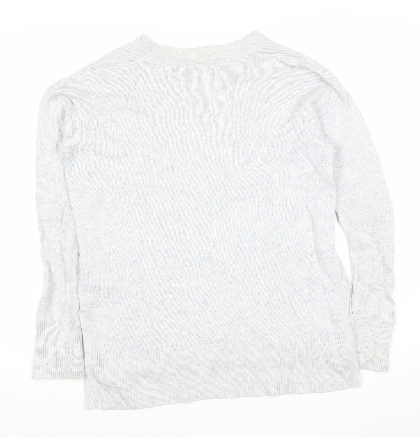 GAP Women’s Grey Wool Cotton Blend XS Pullover Jumper