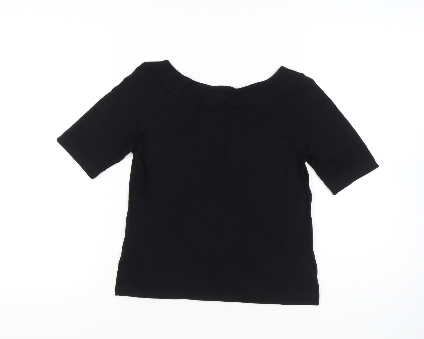 Gerry Weber Women’s Black Size 10 Boat Neck Stretch T-Shirt