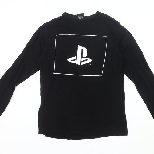Difuzed PlayStation Men’s Black XS Long Sleeve Graphic T-Shirt