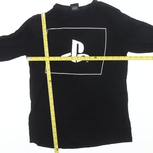 Difuzed PlayStation Men’s Black XS Long Sleeve Graphic T-Shirt