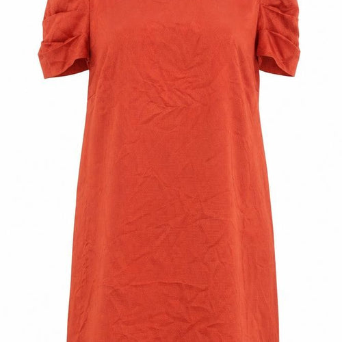 South Women’s Red Shift Dress Size 20 Short Sleeve Zip Back