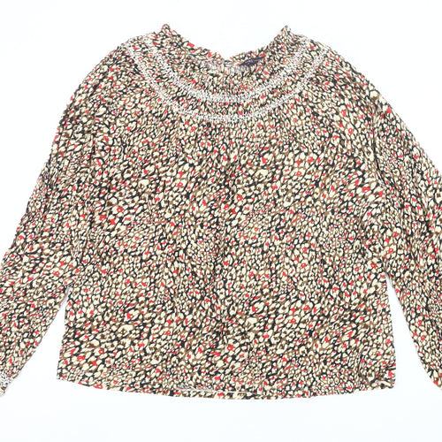 Marks and Spencer Women’s Multicoloured Cotton Blouse Size 18