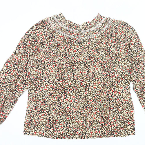 Marks and Spencer Women’s Multicoloured Cotton Blouse Size 18
