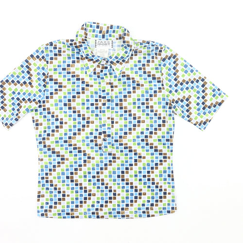 Jazz Sport California Women’s Multicoloured Geometric Button-Up Shirt L