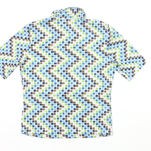 Jazz Sport California Women’s Multicoloured Geometric Button-Up Shirt L