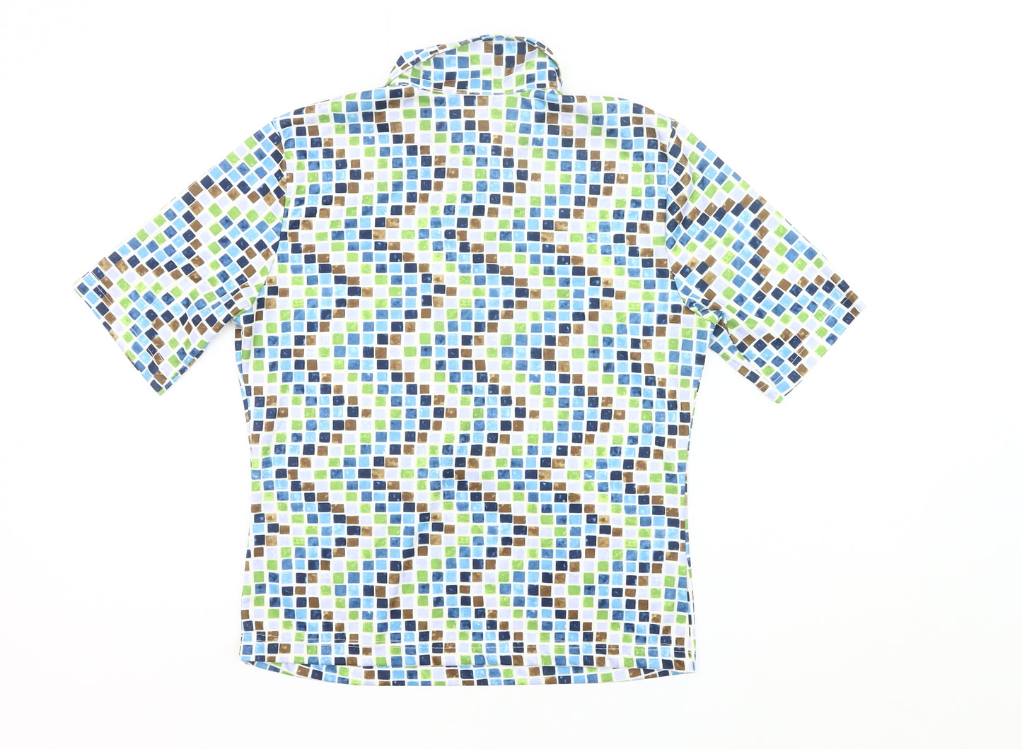 Jazz Sport California Women’s Multicoloured Geometric Button-Up Shirt L