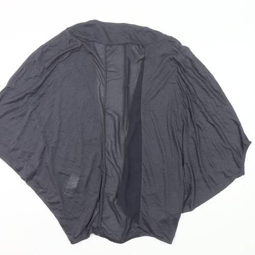 Warehouse Women’s Grey Kimono Style Blouse UK 12 Relaxed Fit