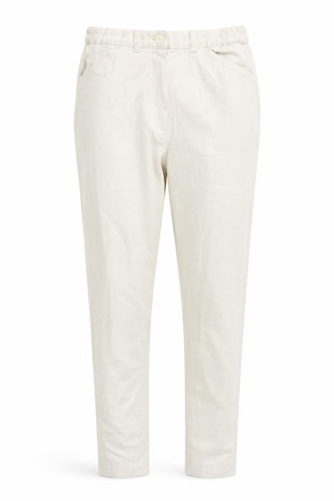 Green Lamb Womens Ivory Chino Trousers Size 12 Straight Leg