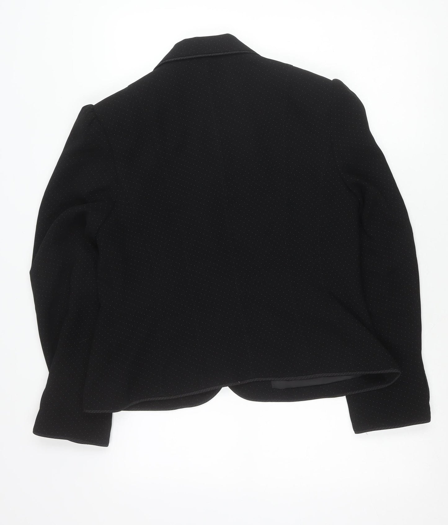 Next Women’s Black Tailored Suit Jacket Size 16 Polka Dot Formal