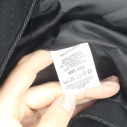 Next Women’s Black Tailored Suit Jacket Size 16 Polka Dot Formal